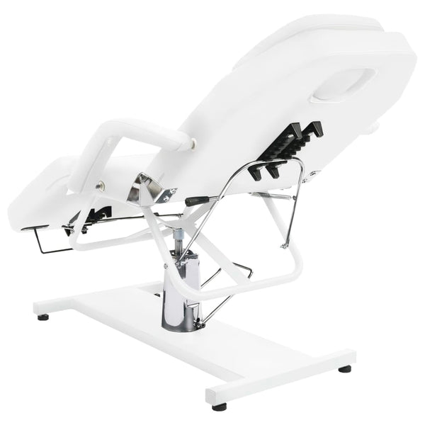 vidaXL Massage Table White 180x62x(87-112) cm