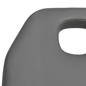 vidaXL Massage Table Grey 180x62x(87-112) cm