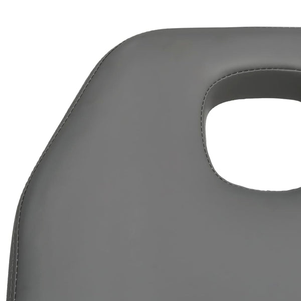 vidaXL Massage Table Grey 180x62x(87-112) cm