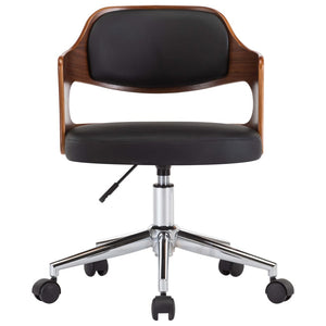 vidaXL Dining Chairs 4 pcs. Swivel Bentwood and Faux Leather