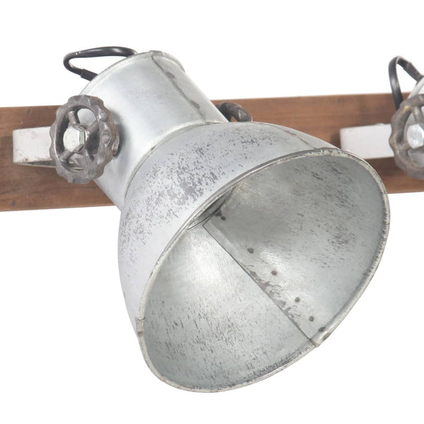 Wandlampe Industriestil Silber 45x25 cm E27