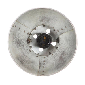 Wandlampe Industriestil Silber 45x25 cm E27
