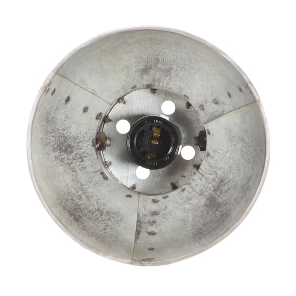 Wandlampe Industriestil Silber 45x25 cm E27