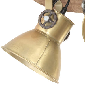 Industrie Deckenlampe Messing 42cm
