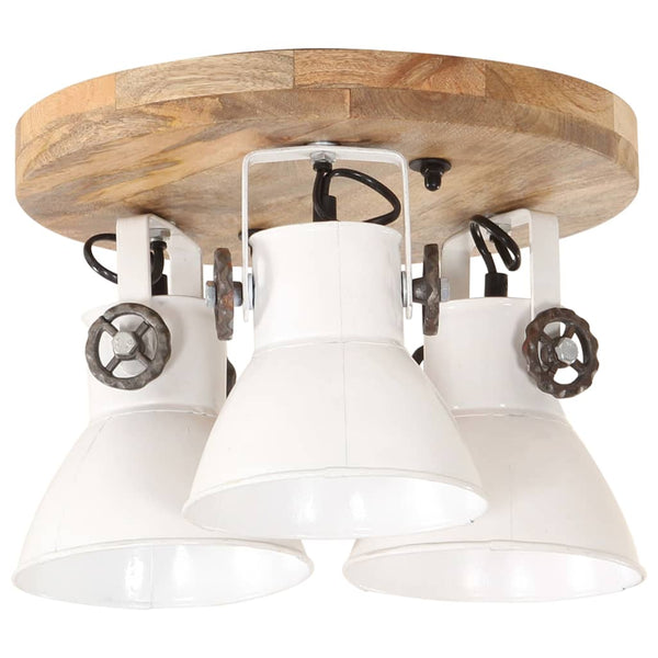 Industrielle Deckenlampe Weiß E27