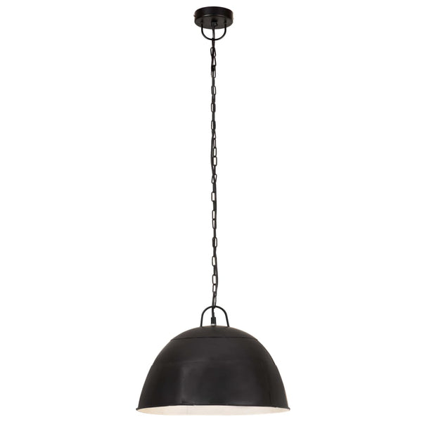 Vintage Hängelampe Schwarz 41cm E27