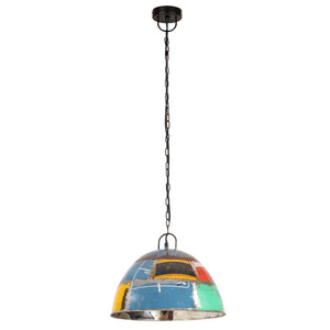 vidaXL Pendant Lamp Vintage Industrial Style 25 W Multicolor Round 41 cm E27
