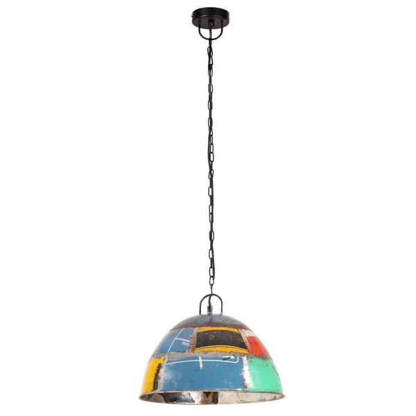 vidaXL Pendant Lamp Vintage Industrial Style 25 W Multicolor Round 41 cm E27