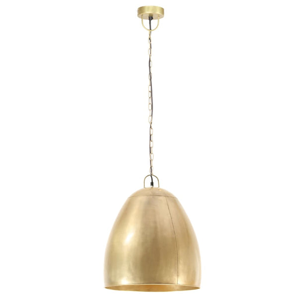 vidaXL Industrial Style Pendant Lamp 25 W Brass Round 42 cm E27