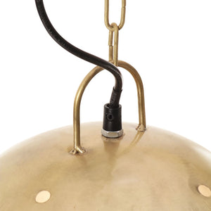 vidaXL Industrial Style Pendant Lamp 25 W Brass Round 42 cm E27