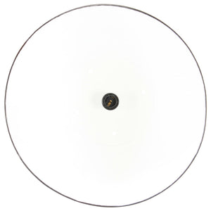 vidaXL Industrial Style Pendant Light 25 W Black Round 42 cm E27