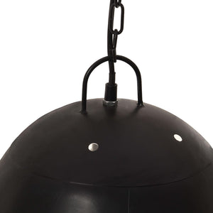 vidaXL Industrial Style Pendant Light 25 W Black Round 42 cm E27