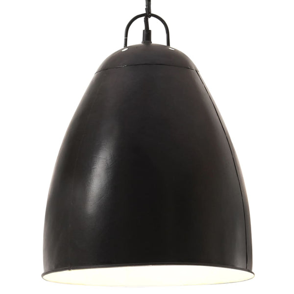 vidaXL Industrial Style Pendant Lamp 25 W Black Round 32 cm E27
