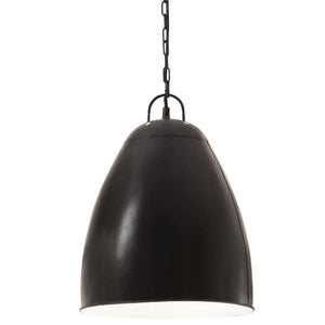 vidaXL Industrial Style Pendant Lamp 25 W Black Round 32 cm E27