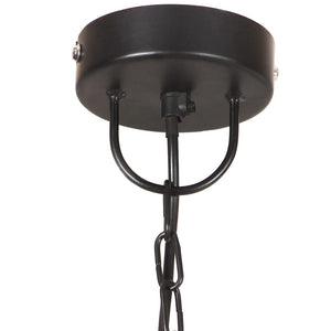vidaXL Industrial Style Pendant Lamp 25 W Black Round 32 cm E27