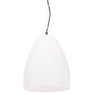 vidaXL Industrial Style Pendant Light 25 W White Round 32 cm E27