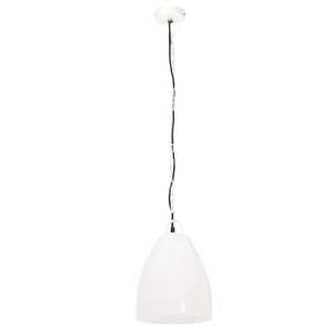 vidaXL Industrial Style Pendant Light 25 W White Round 32 cm E27