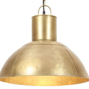 vidaXL Pendant Lamp 25 W Brass Round 48 cm E27