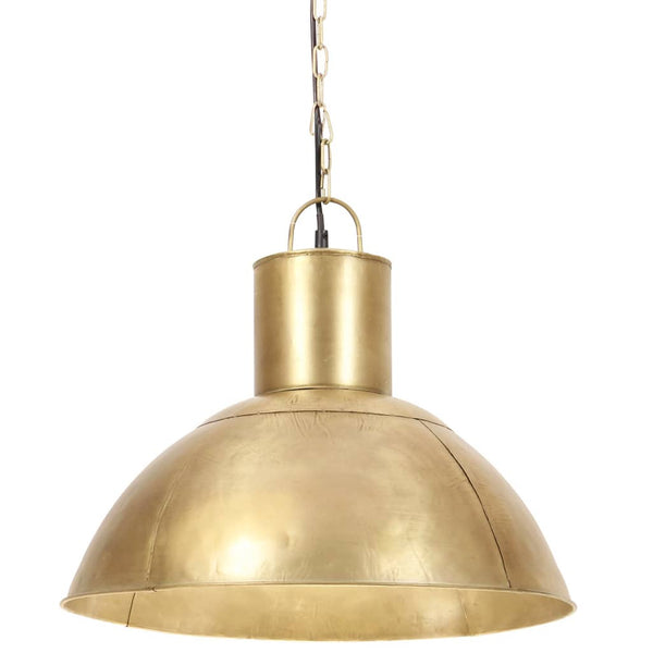 vidaXL Pendant Lamp 25 W Brass Round 48 cm E27