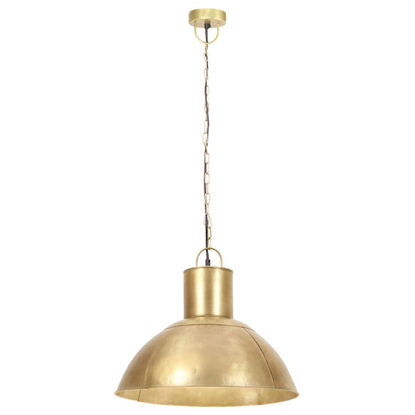 vidaXL Pendant Lamp 25 W Brass Round 48 cm E27