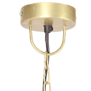 vidaXL Pendant Lamp 25 W Brass Round 48 cm E27