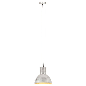 vidaXL Pendant Lamp 25 W Silver Round 28.5 cm E27