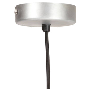 vidaXL Pendant Lamp 25 W Silver Round 28.5 cm E27