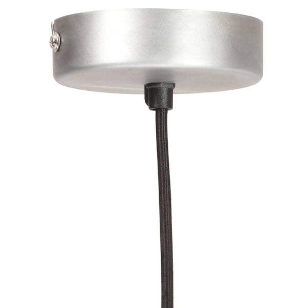 vidaXL Pendant Lamp 25 W Silver Round 28.5 cm E27