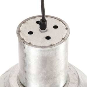 vidaXL Pendant Lamp 25 W Silver Round 28.5 cm E27