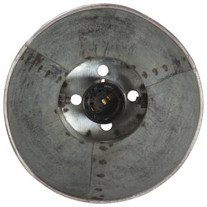 vidaXL Industrial Style Wall Lamp Silver Round E27