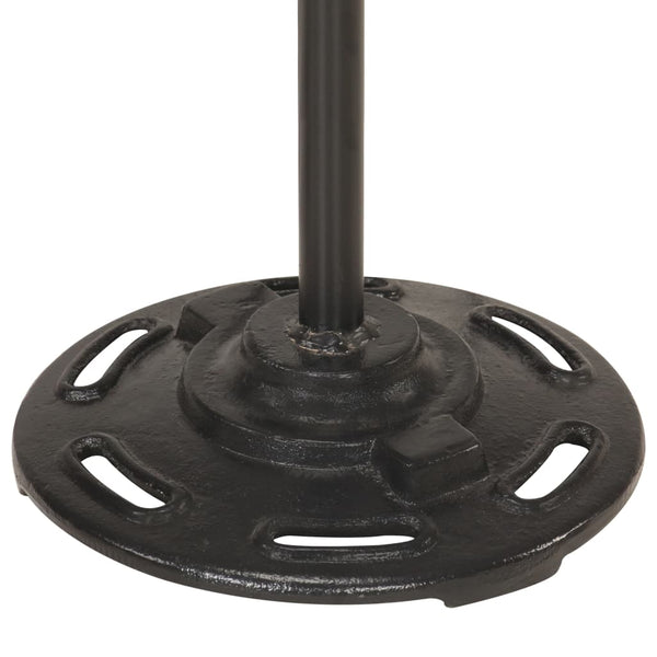 vidaXL Floor Lamp 2-Bulb Silver E27 Cast Iron