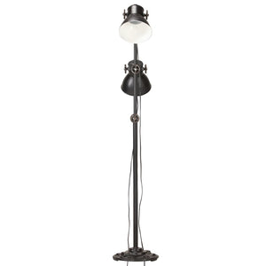 Schwarze 2-flammige Stehlampe E27