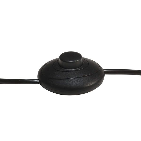 Schwarze Stehlampe Mango Massivholz E27