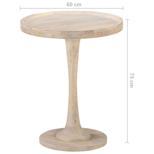 Massivholz Beistelltisch Mango Ø60cm