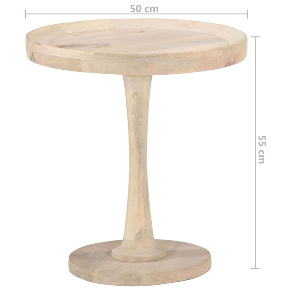Mango Beistelltisch Massivholz Ø50x55 cm