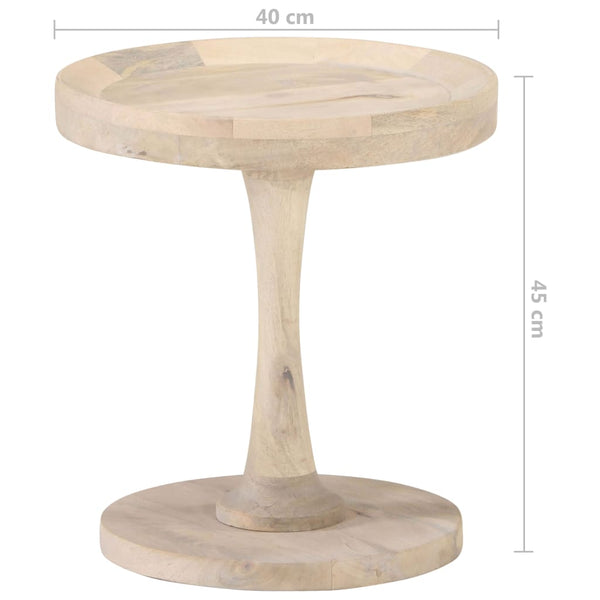 Massivholz Beistelltisch Mango Ø40cm