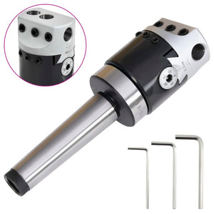 vidaXL 50 mm Boring Head with MT3 Shank for Lathe Milling