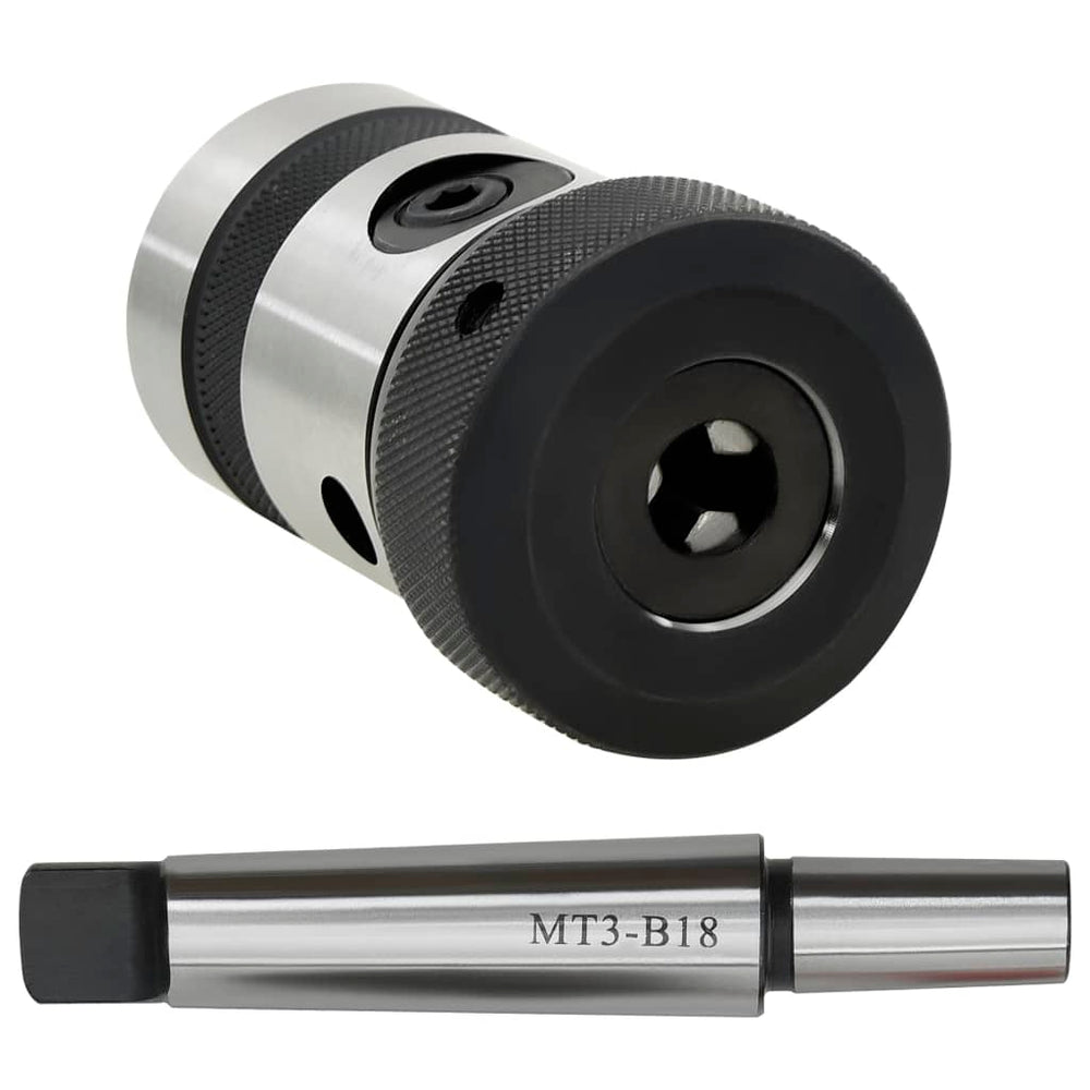 vidaXL Drill Chuck B18 with MT3 Shank for Internal Thread M3-M16