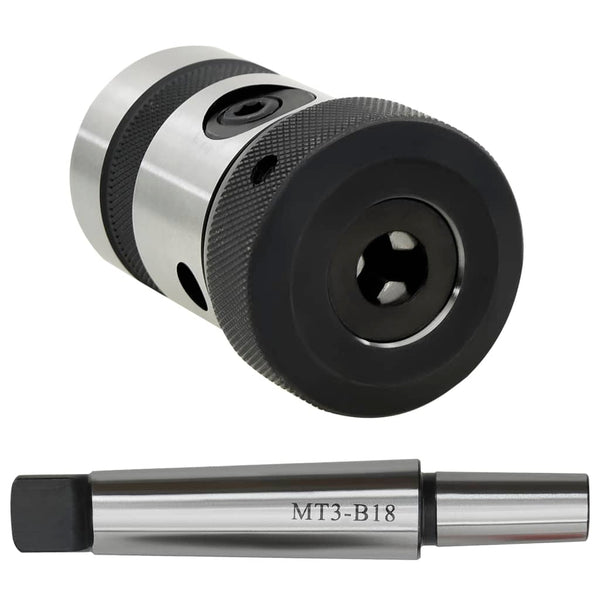 vidaXL Drill Chuck B18 with MT3 Shank for Internal Thread M3-M16