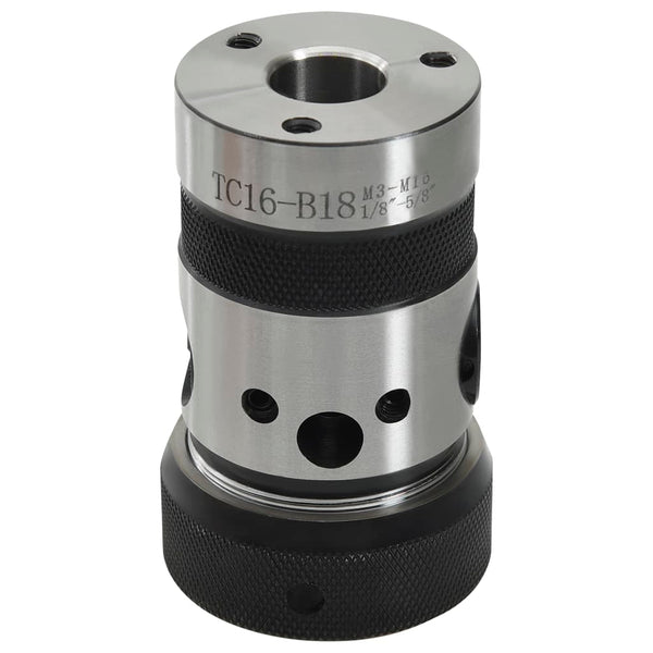 vidaXL Drill Chuck B18 with MT3 Shank for Internal Thread M3-M16