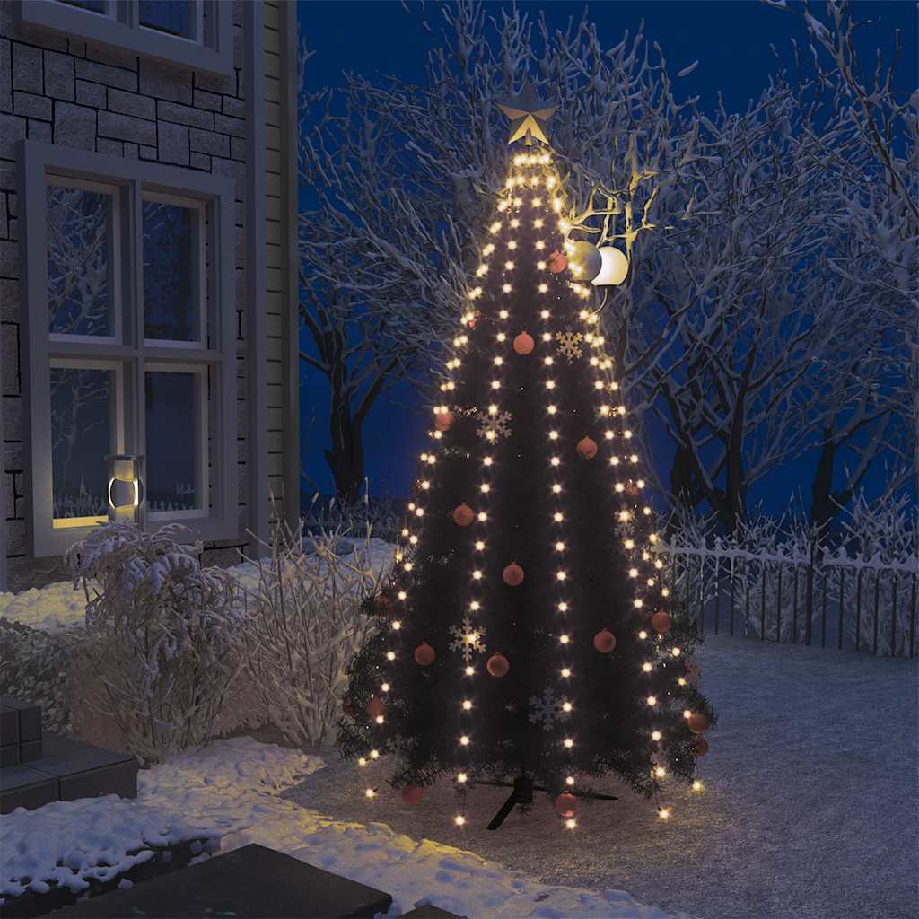 vidaXL Christmas Tree Net Lights with 250 LEDs 250 cm