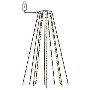 vidaXL Christmas Tree Net Lights with 300 LEDs 300 cm