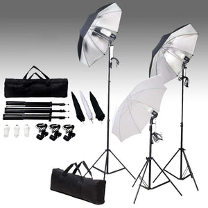 vidaXL Photo Studio Set with Lights and Backdrop System