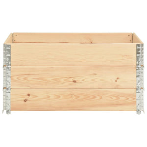 vidaXL Raised Garden Beds 3 pcs 80x120 cm Solid Pine Wood