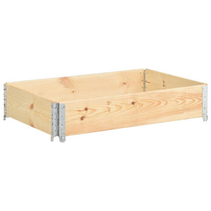 vidaXL Raised Garden Bed 50x100 cm Solid Pine Wood