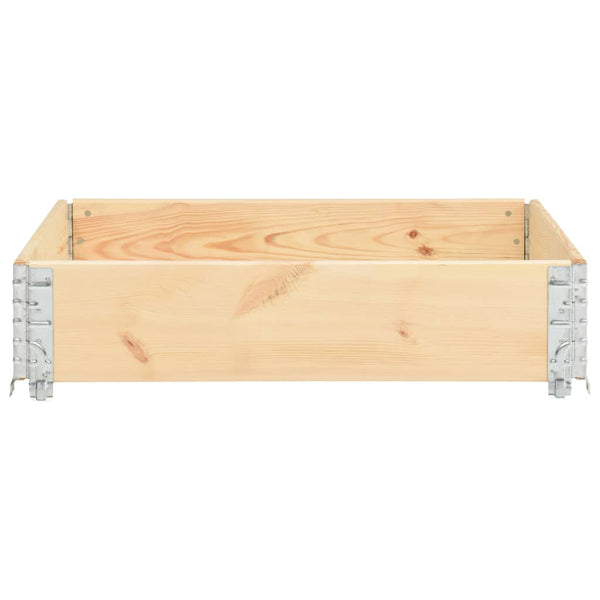vidaXL Raised Garden Bed 100x100 cm Solid Pine