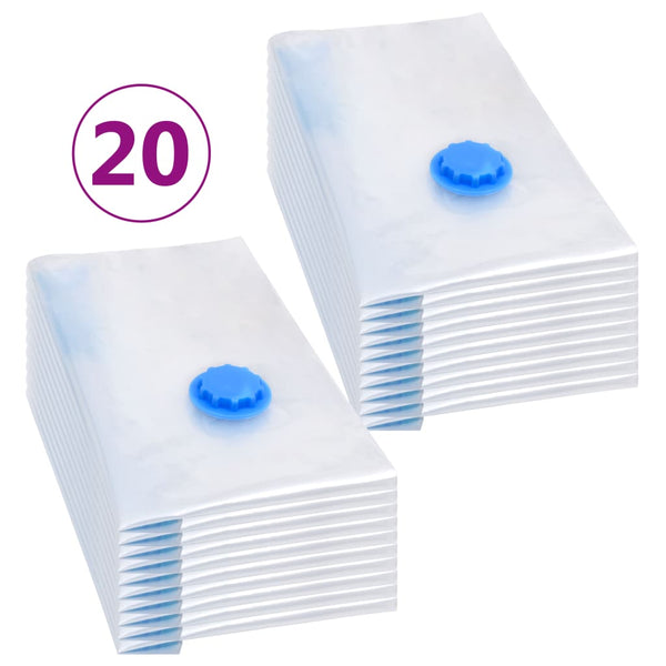 vidaXL Vacuum Storage Bags 60x40 cm 20 pcs.