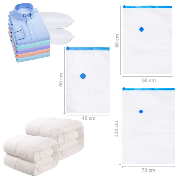 vidaXL Vacuum Storage Bags 60x40 cm 20 pcs.