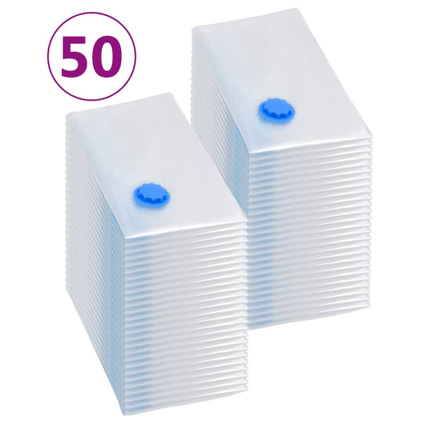 vidaXL Vacuum Storage Bags 80x60 cm 50 pcs.