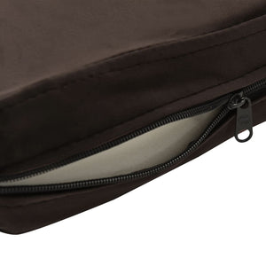 vidaXL Dog Sofa Brown 81x43x31 cm Plush and Faux Leather